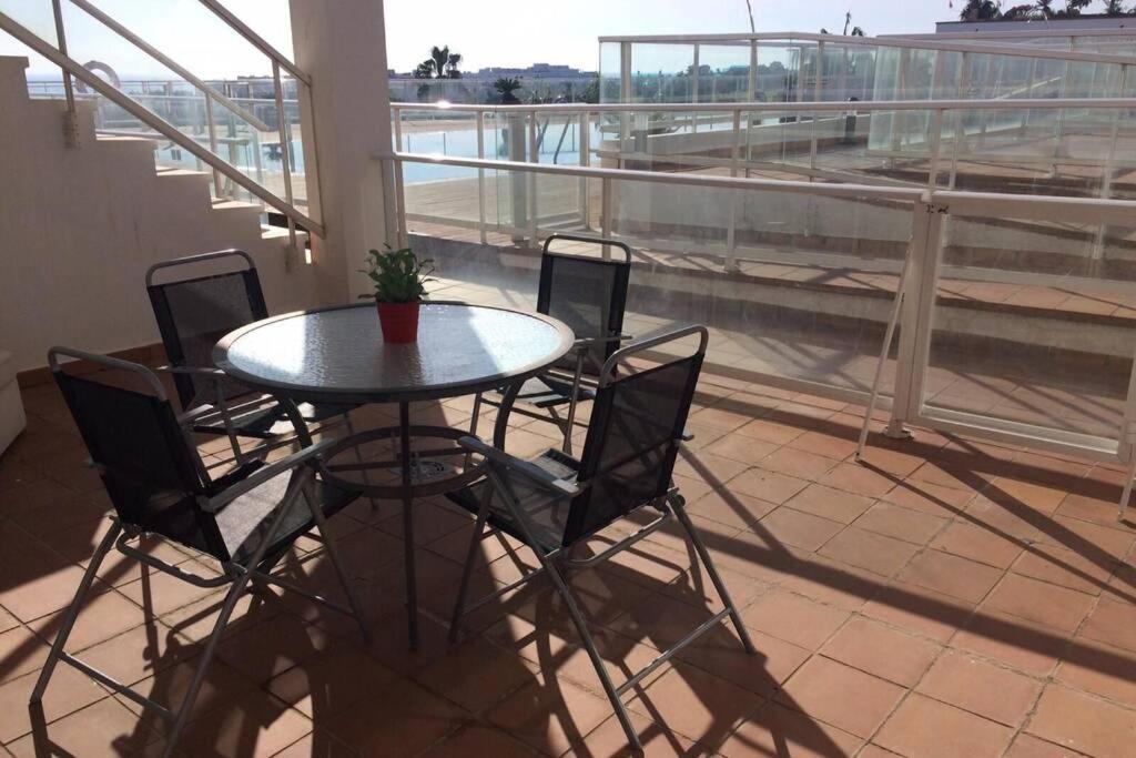 Bonito apartamento en primera línea de campo de golf y vistas al mar Mojácar Exterior foto